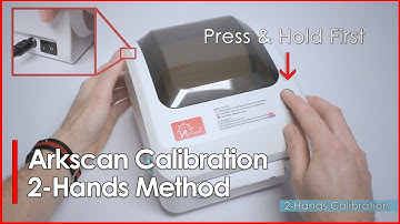How to run label calibration for label printer via two hands (basic method, zebra compatible way)