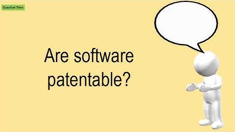 Are Software Patentable?