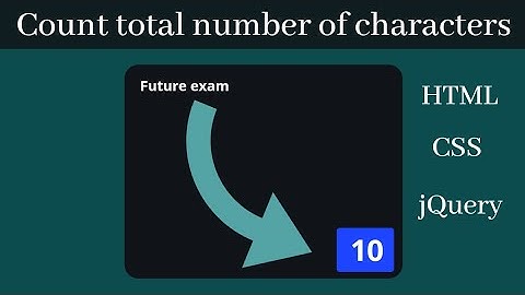 number counter || jquery || html || css || future exam || type number counter