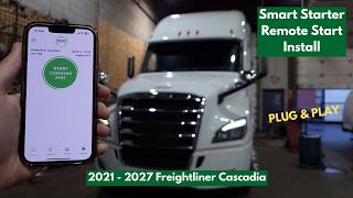 How To Install Smart Starter Remote Start On 2021-2027 Freightliner Cascadia