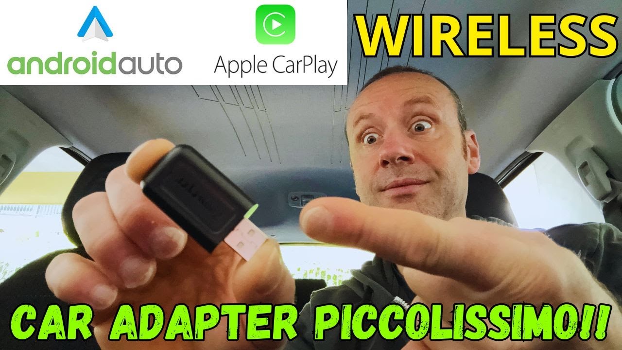 49€ CARPLAY ANDROID AUTO WIRELESS CON IL PICCOLISSIMO SUNWEYER CAR