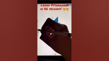 Learn Pythagoras Theorem in 30 seconds #pythagoras #pythagorastheorem #math #mathshelp #mathteacher