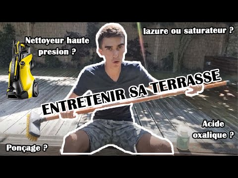 Entretenir une terrasse en bois