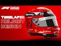 F1 2020 Modding Time Lapse - Custom Helmet Design Scuderia Ferrari 2020