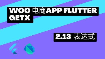2022 Flutter Course - Full Tutorial For Beginners Getx Woocommerce App 从零开始实战课程 | 2.13 Dart 表达式 | 猫哥