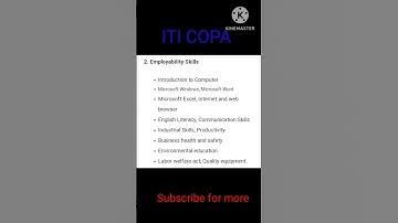 iti copa full syllabus #iti #iticopa #syllabus #shorts #youtubeshorts