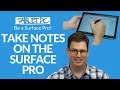 Take notes without the Surface Pro 4 keyboard