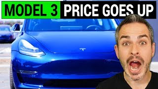 Tesla model 3 awd price goes up along with tsla stock