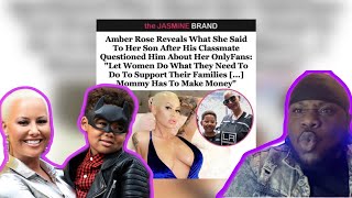 Amber rose son made fun of at school because of her onlyfans