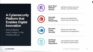 The Fortinet Vision and What's New