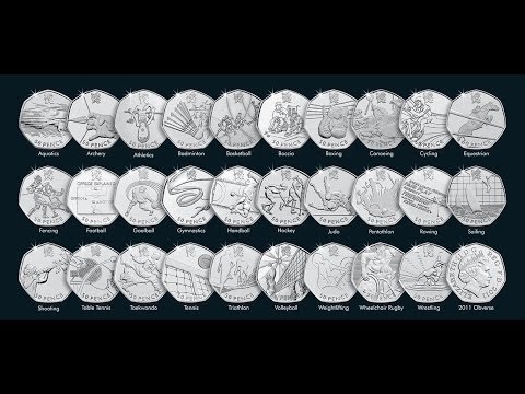 All The Olympic 50p Coins...in 30 Seconds