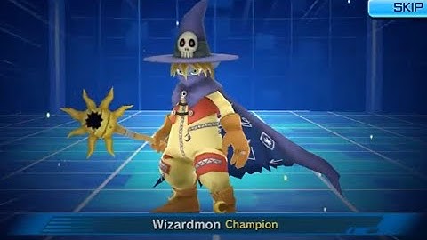 Evolution of Impmon to be Wizardmon