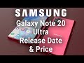 Samsung Galaxy Note 20 Release Date and Price - NOTE 20 ULTRA LEAK!