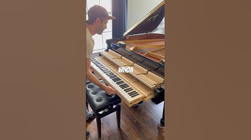 Taking apart a grand piano!!! #piano #howto