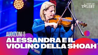 Alessandra Romano racconta la Shoah con il suo violino a Italia’s Got Talent