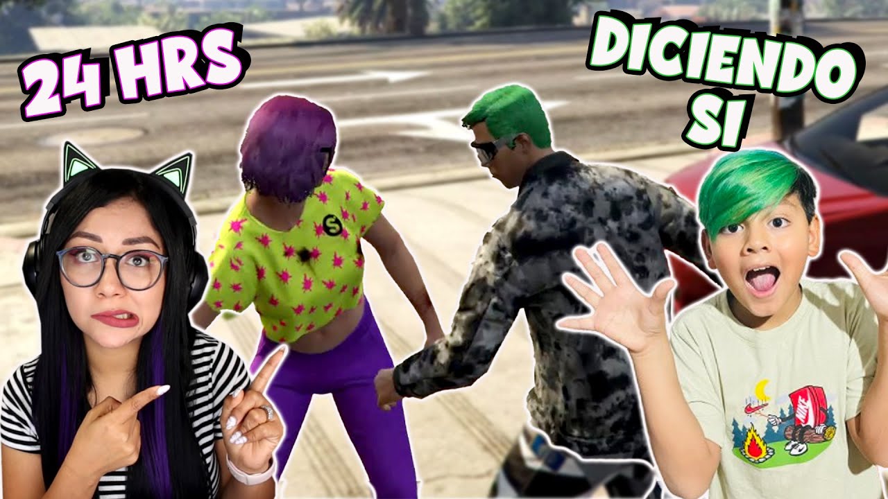 24 Hrs Diciendo SI a TODO en GTA con Karim Juega | Kori