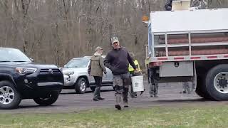 Trout Stocked Today in "Scumpack Creek" Pa. 