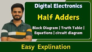 Half Adders  | digital logic design | All Universities