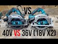 Makita 40v Circular Saw VS Makita 36v (18v x2) | Makita HS003G 40v Circular Saw Review