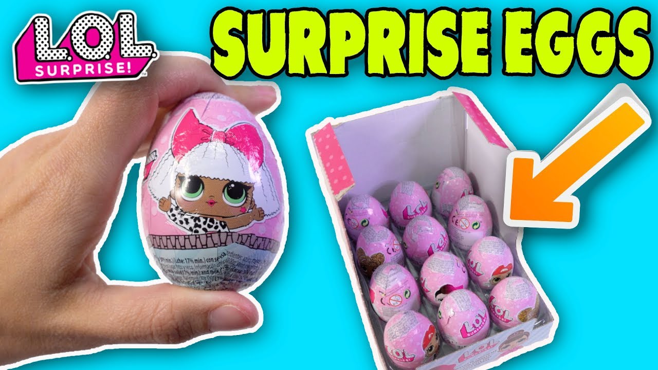 BRAND NEW LOL DOLL SURPRISE EGGS | CHOCOLATE LOL SURPRISE EGGS - YouTube