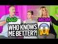 Who KNOWS Me Better CHALLENGE! (Mom vs Dad) | Gavin Magnus
