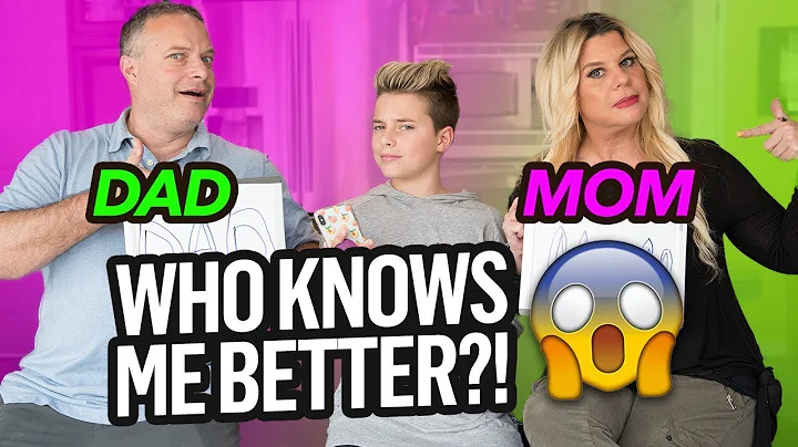 Who KNOWS Me Better CHALLENGE! (Mom vs Dad) | Gavi...