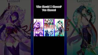 New GMV Ideas! Who Should I Choose? #genshinimpact #gmv #song #edit