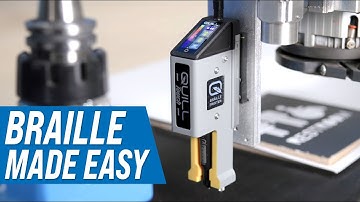 Make ADA Braille Signs EASILY with your CNC Machine