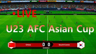 🔴China U23 vs South Korea U23 in U23 AFC Asian Cup | Full match Live | Game Simulation