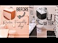 BATHROOM MAKEOVER UNDER $100 (Renter Friendly) + DIY COUNTERTOPS & CABINETS