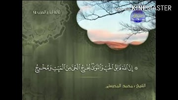 سورة الانعام - من آية ( 95 ) إلى آية ( 101 ) - للقارئ : محمد المحيسني .
