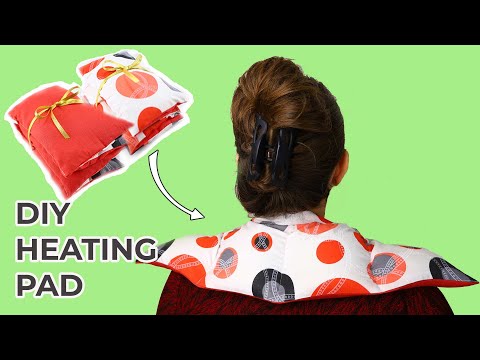 DIY Rice Heating Pad for Relieving Neck Pain and Muscle Cramps