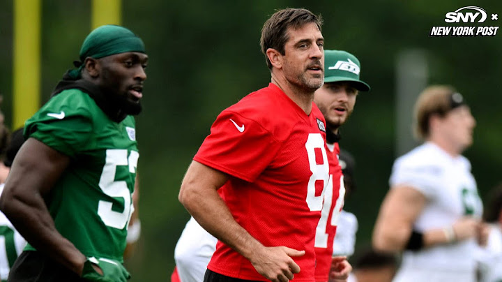 Jets players explain how Aaron Rodgers is raising team's standard