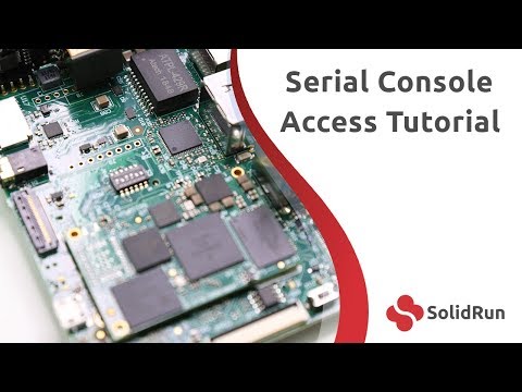 Serial Console Access setup on SolidRun products | Tutorial