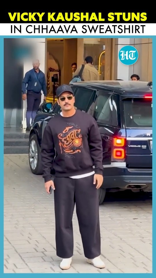'Chhaava' Fever Grips Vicky Kaushal As He Wears Film's Sweatshirt For Promotion Trip #ytshorts