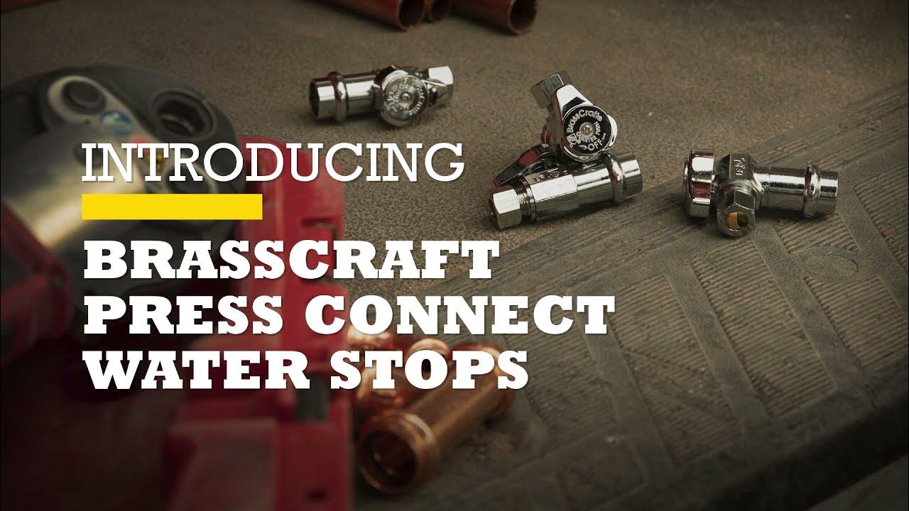 Introducing BrassCraft® Press Connect Water Stops YouTube