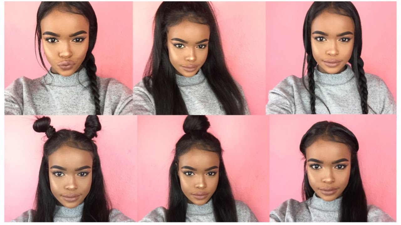 6 STYLES FOR STRAIGHT NATURAL HAIR HALSSAA YouTube
