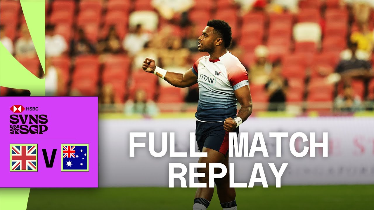 All Blacks 7s down local rivals | New Zealand v Australia | Singapore HSBC SVNS | Full Match Replay