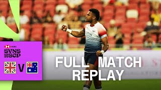 GB come back to claim SURVIVAL | Great Britain v Australia | Singapore HSBC SVNS | Full Match Replay by World Rugby 65,061 views 4 days ago 19 minutes