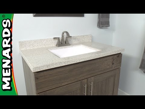 How To Install A Vanity Top Menards Youtube
