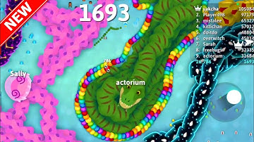 SNAKE IO🐍 ANIME SNAKE.IO🐍 vS 💀 MONSTER  RAINBOW 🌈 EPIC SNAKE GAME IO 🐍 BEST / FUNNY GAMEPLAY !