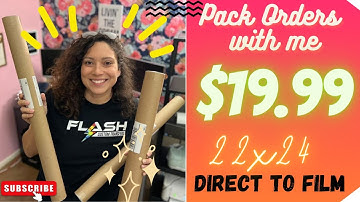 $19.99 22 X 24 GANG SHEETS DIRECT TO FILM | NO MORE WEEDING! NO MORE SUBMILAMTION! #PACKORDERSWITHME