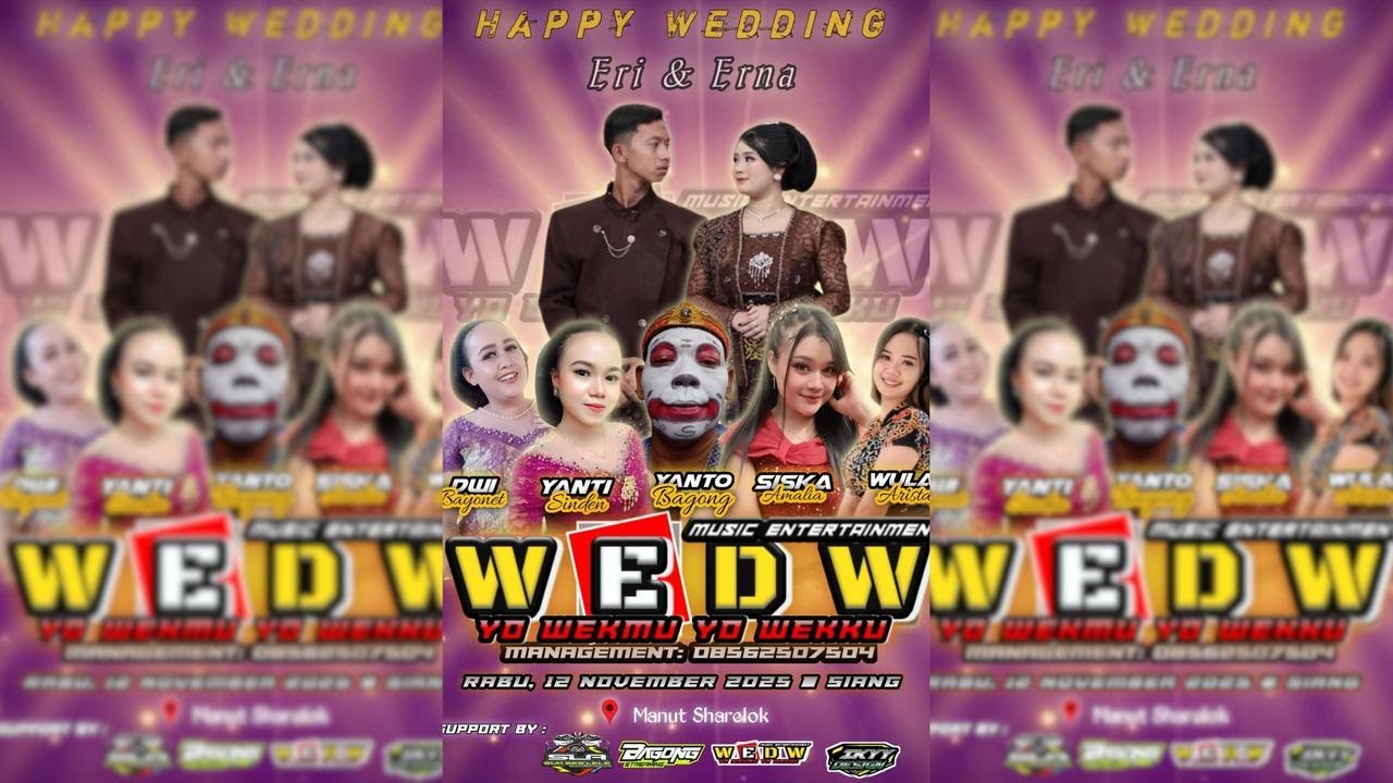 🔴#LIVE WEDW CAMPUURSARI  - WEDDING PARTY ERI & ERNA - JUWANGI  - SLA AUDIO - 12 NOVEMBER 2025