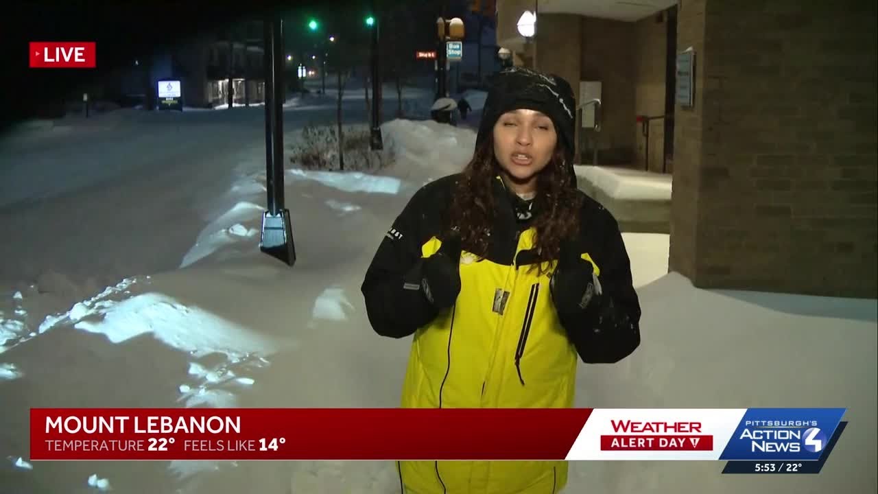 Snowstorm hits Western Pennsylvania: See conditions in South Hills