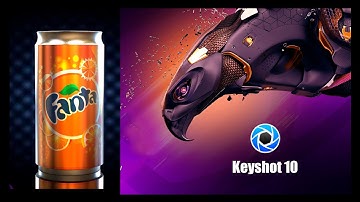 kEYSHOT Rendering a soda