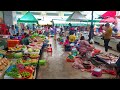 Cambodian Morning Wet Market - People And Foods @ Boeng Trabaek Market