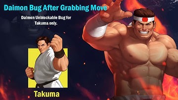 KOF 98 - Daimon Bug Unblockable for Takuma - Fightcade