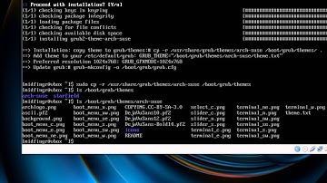 Arch Linux: Grub 2 Theme