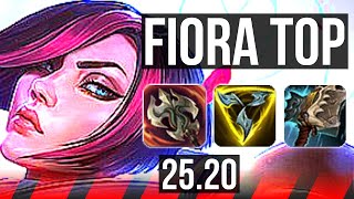 FIORA vs RENEKTON (TOP) | Legendary | KR Diamond | 25.20