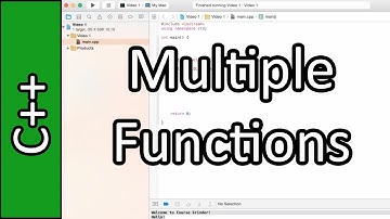 Functions - C++ Programming Tutorial #8 (PC / Mac 2015)